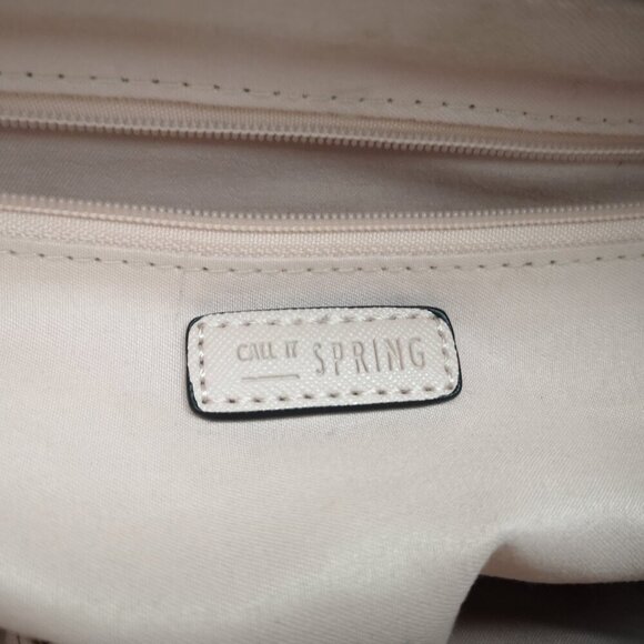 Call it Spring Dusty Rose Fully Lined Zipper Closure Vegan Leather Handbag - Picture 3 of 14
